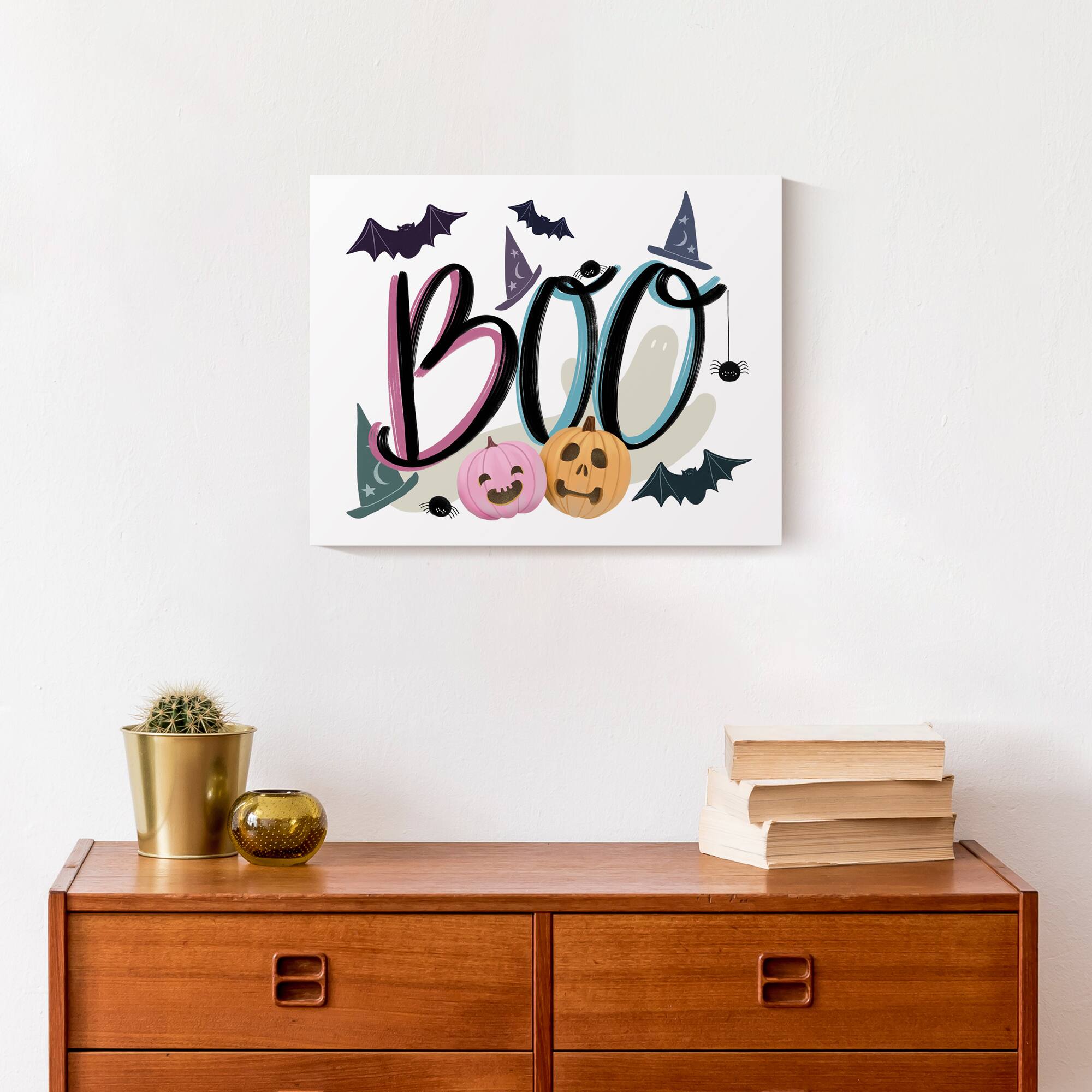 Boo Icons Canvas Wall Art